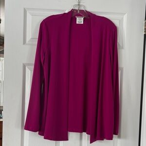Women's Magenta Cardigan